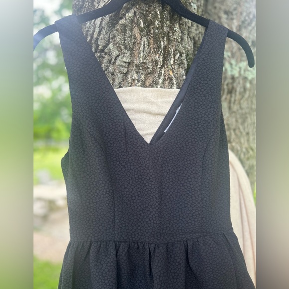 *VINTAGE* LUSH black romper … wrap mini skort size small - Picture 3 of 16